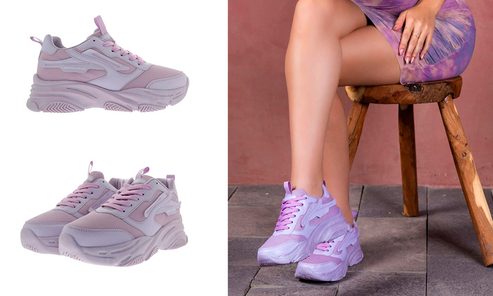 Rosalía – Tenis Cómodos para Mujer Lila