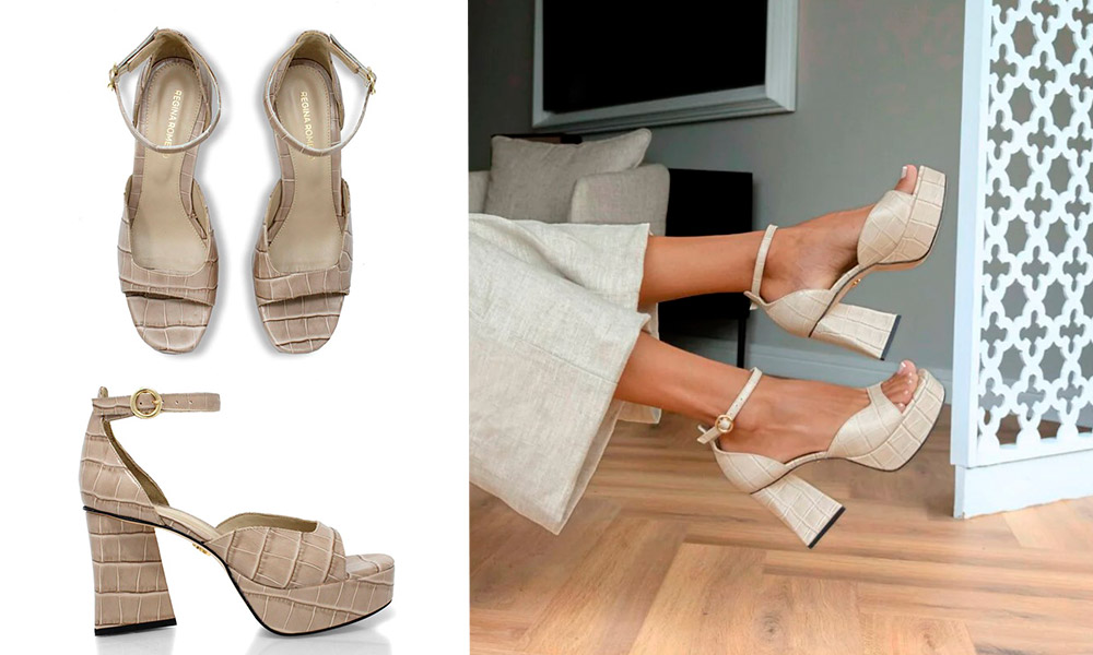 Bonnie 95 – Zapatos de Plataforma con Tacón Triangular