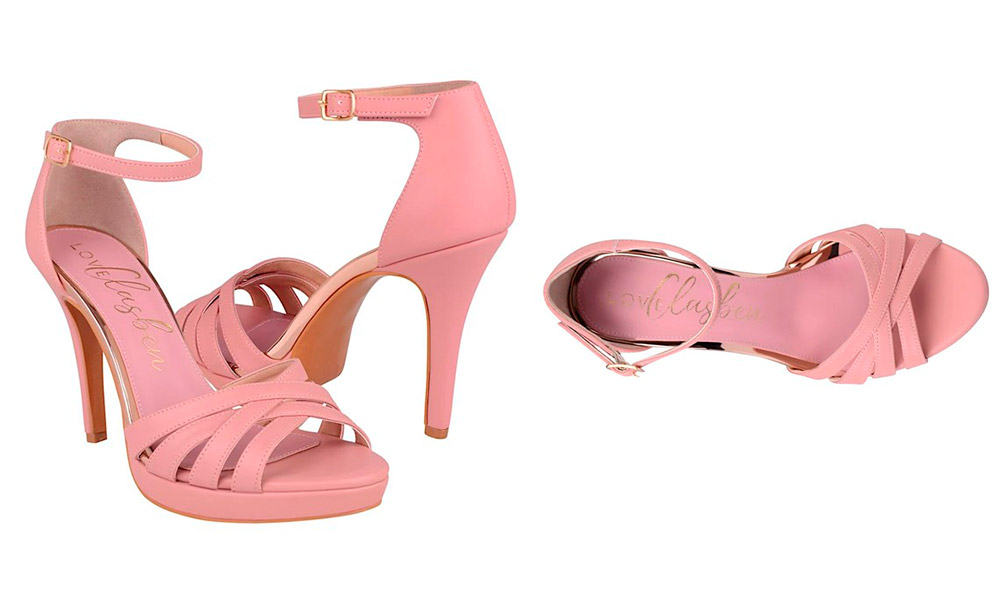 825580 – Sandalias Rosas con Tacones de Aguja