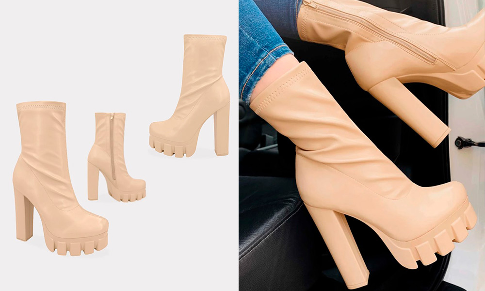 Irena Nude – Botines con Plataforma