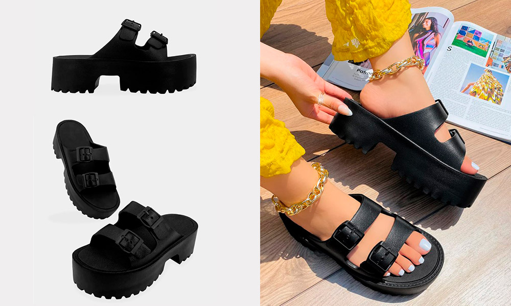 Harmony – Sandalias de Plataforma color Negro