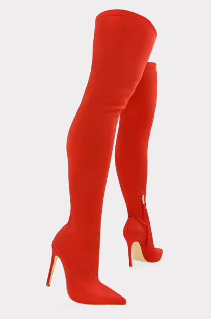 Botas Largas Rojas - Moda y Tendencias