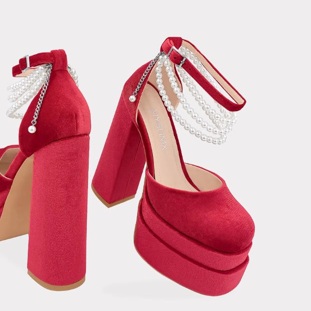 Tacones Altos de Doble Plataforma