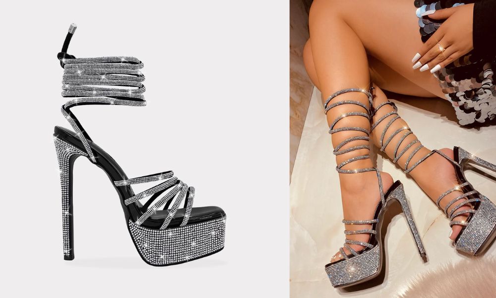 Kelly – Brillo y Estilo con los Tacones de Aguja más Impactantes