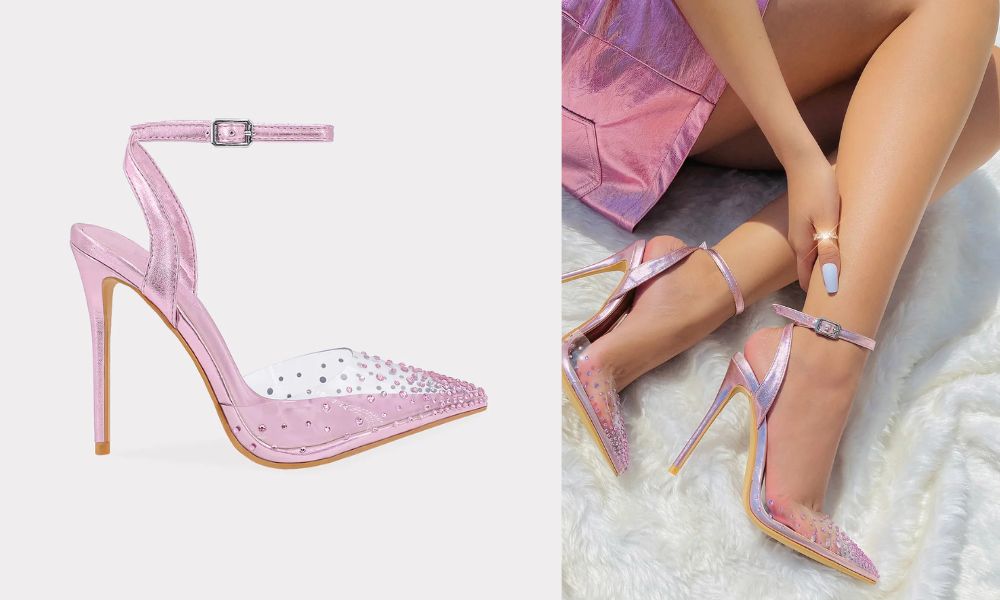 Sparkle – Zapatillas de Aguja que Transformarán tu Look de Fiesta
