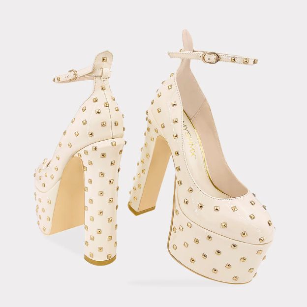 Maxi Plataformas con Tacón Cuadrado