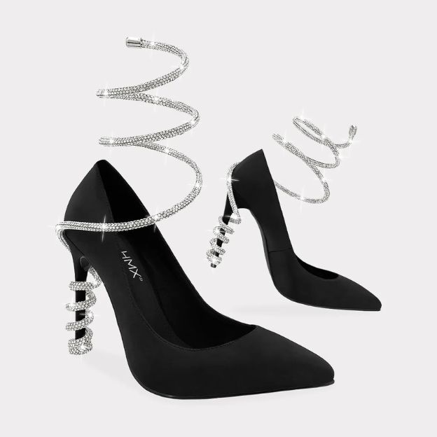 Stilettos Negros de Moda