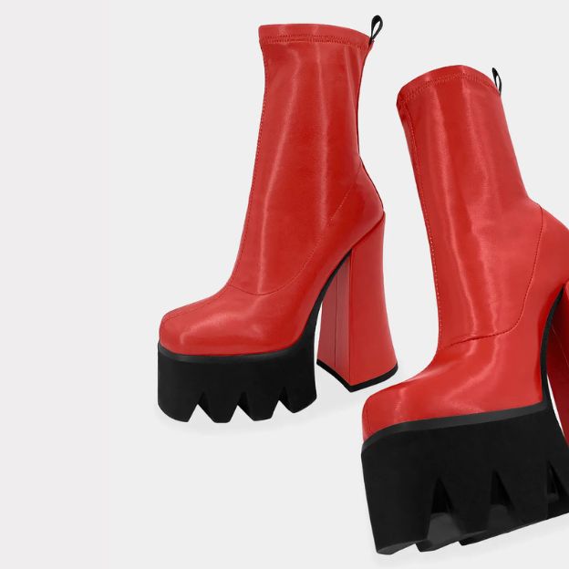 Botas Rojas para Mujer