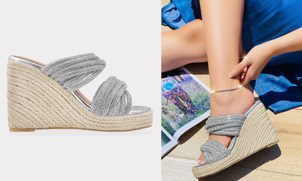 Palmer – Alpargatas con “Straps” de Brillos