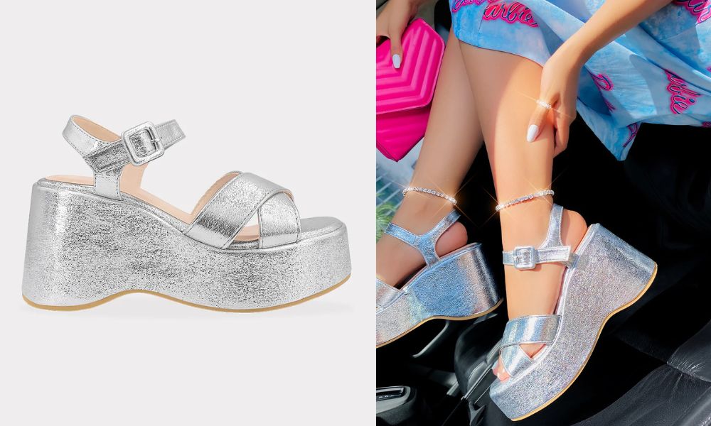 Melodic – Las Zapatillas de Cuña Plateadas que Definirán Tu Estilo