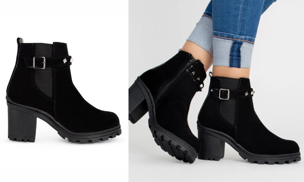 427-2526 – Botas Negras con Tacón