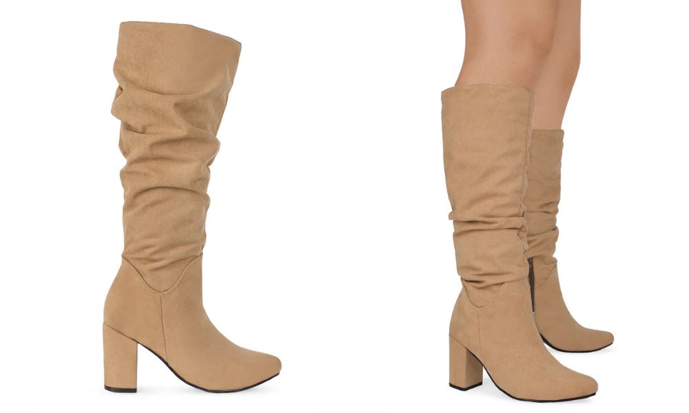 320-1322 – Botas Cafés con Tacón para Mujer