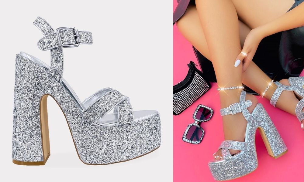 Kyoto – Las Zapatillas de Plataforma para Fiesta Más Brillantes