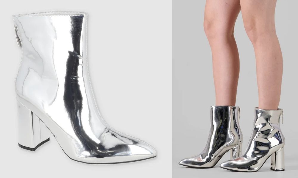 2412262_034203 – Botines Efecto Metálico: Brillo y Estilo