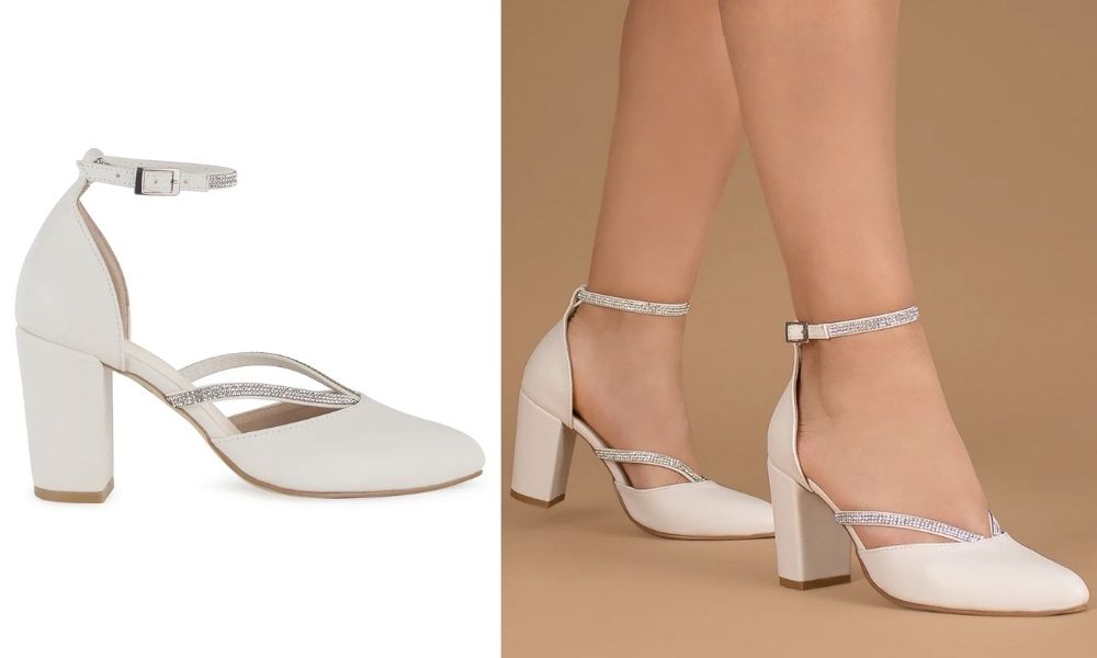 320-1197 – Zapatillas Básicas de Tacón Ancho