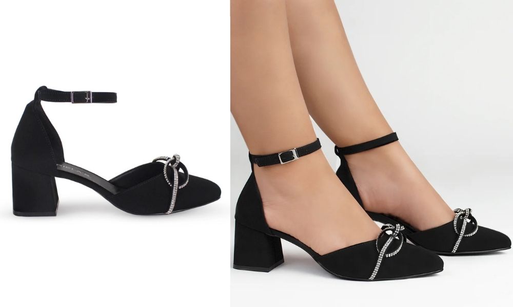 320-1304 – Zapatillas Cómodas de Tacón Bajito