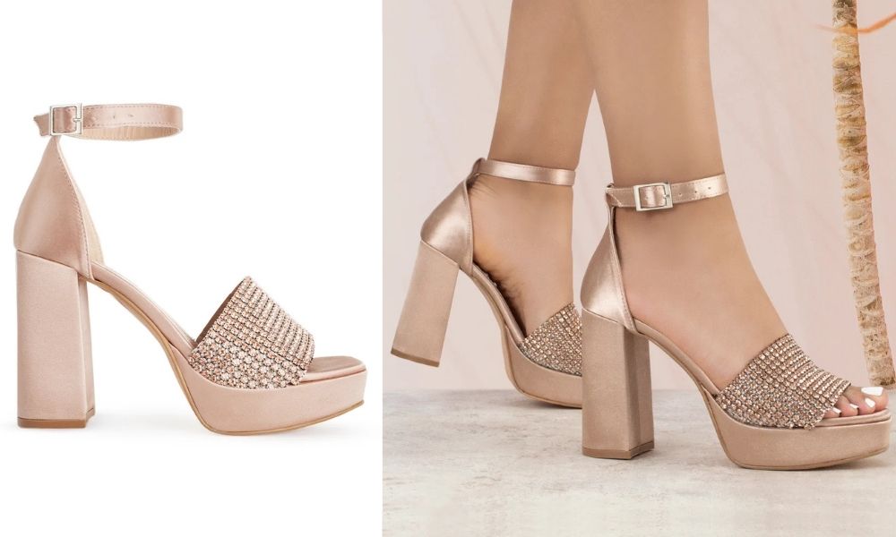 340-2555 – Tacones Altos con Plataforma